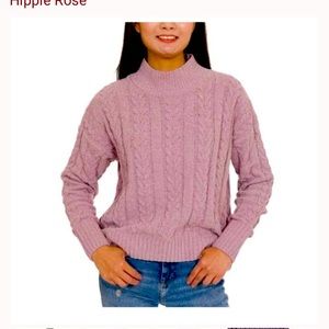 Hippie Rose Sweater : Lavendar color : Size Medium